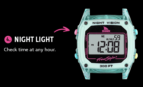 How to set a Freestyle Shark watch step 4